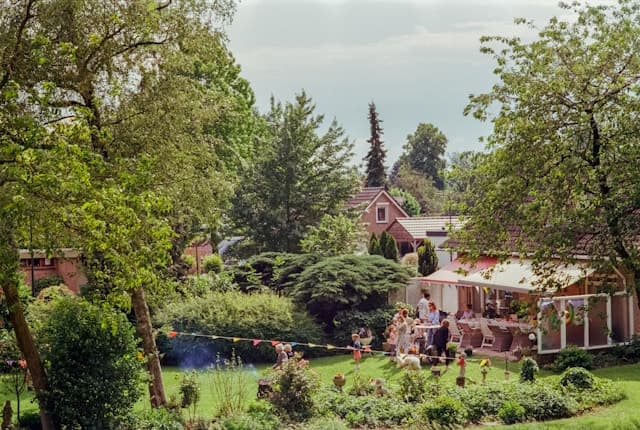 Photo of backgarden of a house